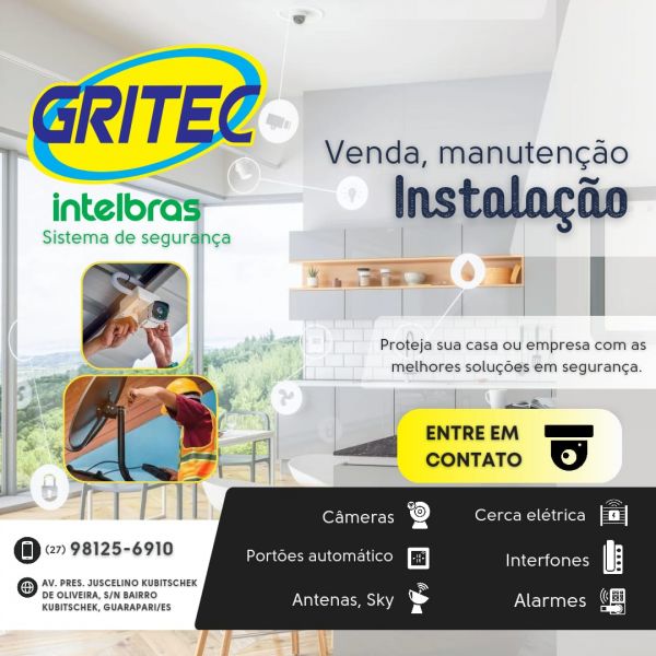 Gritec Intelbras Sistema de Segurança